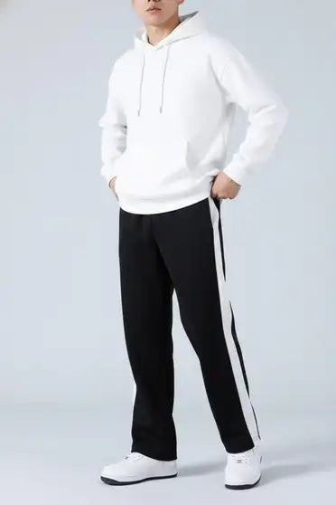 Men Side Stripe Track Pants
