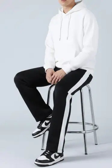 Men Side Stripe Track Pants