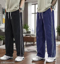 Men’s Track Pants Combo Set of 2 | Relaxed Baggy Fit | Gym, Sports & Everyday Wear